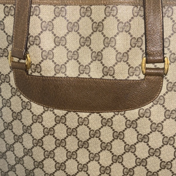 Gucci GG Vintage Coated Canvas Tote - Picture 10 of 16